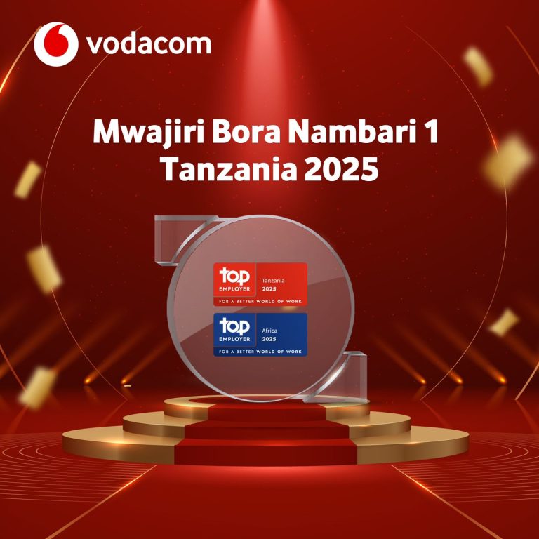 VODACOM YATAJA MWAJIRI BORA TANZANIA  KWA MWAKA WA NANE MFULULIZO